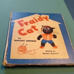 Fraidy Cat Storybook 1942 with Blue Cover Vintage
